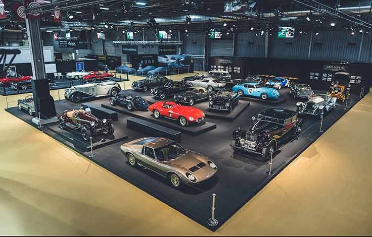 The Lukas Hüni AG stand at Rétromobile Paris 2023