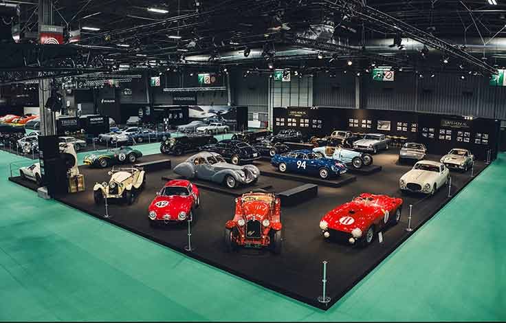 The Lukas Hüni AG stand at Rétromobile Paris 2024